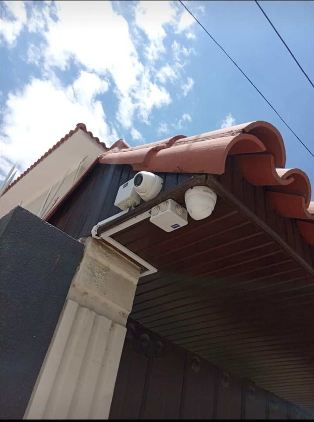 CCTV security cameras installed on a Cape Town property